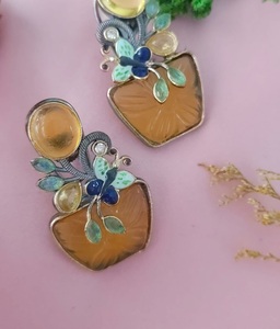 Elegantes Pendientes de Circonita Cúbica de Primera Calidad Chapados en Oro para Mujeres y Chicas, Ideales para Looks de Noche y Fiestas - Product Image 4