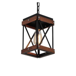 Luminaire suspendu moderne en fil de fer noir, style cage, pour salle à manger, îlot de cuisine, maison - Product Image 3