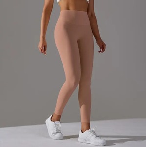 Leggings tricotés taille haute pour femmes, en gros, pour marques de détail, fabriqués par des usines de vêtements de confiance - Product Image 5