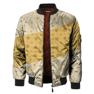 Chaqueta Bomber de Invierno Unisex Personalizable, Cortavientos, Transpirable, Ligera, con Logotipo Personalizado, Colores a la Moda, Ropa Exterior Informal, Venta al Por Mayor - Product Image 1