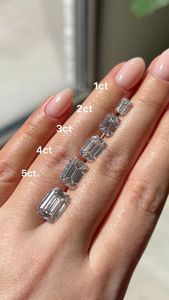 Diamants en vrac de laboratoire taille émeraude certifiés IGI, taille étagée DEF VS VVS pour bagues de fiançailles et joaillerie fine - Product Image 4