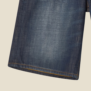 Pantalones Cortos de Mezclilla Azules para Hombre, Corte Moderno, Diseño Clásico de Cinco Bolsillos, Ropa para Uso en Exteriores, Estilo Veraniego a la Moda, Venta al Por Mayor - Product Image 4