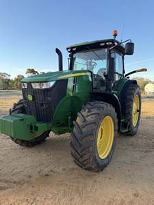 Tracteur à roues John Deere 7230R 75HP 4WD haut de gamme, doté d'un moteur performant et d'un système de pompage robuste - Product Image 4