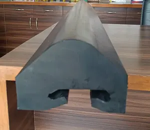 Revestimiento de placa antifugas de ajuste seguro para carcasas de molino de bolas de cemento Servicio de corte personalizado Sellado de pernos apretados Agujero principal Goma alta - Product Image 3