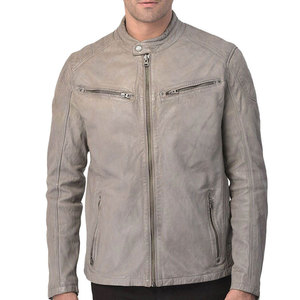 Top Selling Latest Design <b>Cheap</b> Price Men Leather <b>Jacket</b> Custom Made Color Unique Style Leather <b>Winter</b> <b>Jacket</b> - Product Image 1