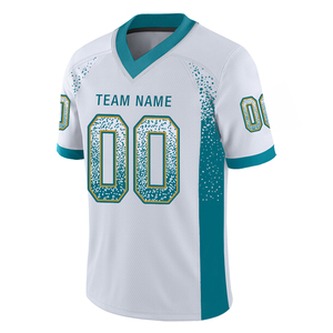 Camiseta de Fútbol Americano Sublimada Personalizada, Cuello en V, Manga Corta, Uniforme de Equipo Personalizado para Hombre - Product Image 1