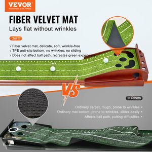 Aiuto all'allenamento del tappetino da Golf al coperto a 5 buche per i golfisti che praticano abilità di Putting Green - Product Image 2