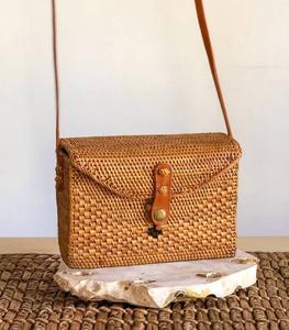 Bolso de mano vintage de ratán refinado con asa superior de mimbre para cenas, regalos formales, de Vietnam, colección de exportación al por mayor - Product Image 2