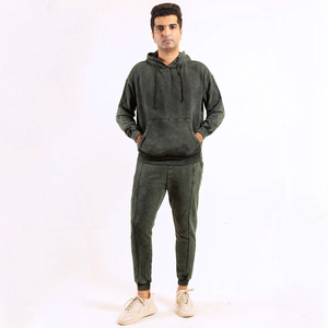 Chándales Casuales con Capucha y Lavado Ácido para Hombre, Corte Regular, Hechos a Medida, Diseño Premium de Alta Calidad, Pakistán - Product Image 1