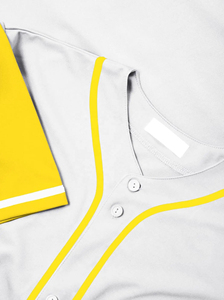 Maillot de baseball personnalisé avec logo d'équipe brodé, respirant, col en V oversize, imprimé en 3D, t-shirt de sport à manches courtes tendance - Product Image 5