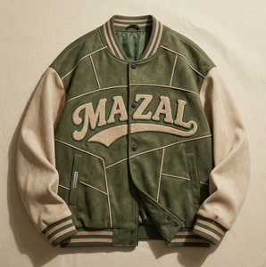Custom Mens Baseball Varsity <b>Jacket</b> Satin Sleeves Embroidered <b>Patches</b> Wholesale for Sportswear Brands - Product Image 4