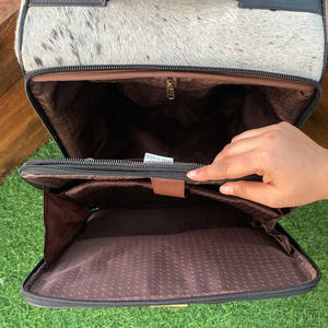 Wholesale Large Capacity Cowhide Luxury <b>Suitcase</b> Genuine Leather Travel Luggage Trolley Bag for Business Trip <b>Spinner</b> Luggage - Product Image 5