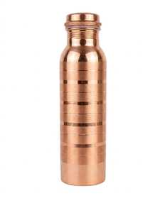 Classic Copper Water Bottles With Floral And Cartoon Designs Screw-On Cap Insulated Single Wall Bottle Unisex Gift - Product Image 3