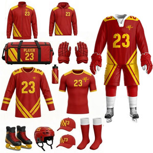 Tenues de sport de hockey sur glace au design populaire, ensembles d'uniformes légers de hockey sur glace fabriqués au Pakistan - Product Image 1