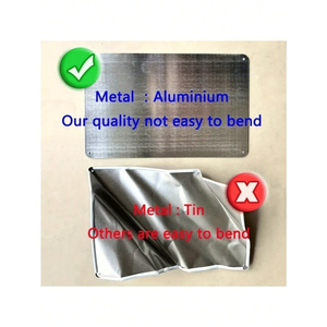 Insegna Metallica Resistente alle Intemperie per Uso Esterno e Interno con Sicurezza Migliorata - Product Image 6