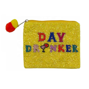 Classic Closure <b>Mini</b> Coin Pouch with Hand Embroidered Beaded Design Mixed Colors Daily Use - Product Image 5
