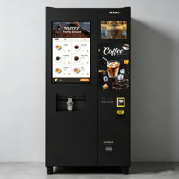 Distributeur automatique de café intelligent TCN, sur pied, pour intérieur, entièrement automatique, pour boissons chaudes, pour écoles et campus