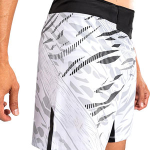 Pantalones Cortos Deportivos de Lona para Hombre, para Fitness, Atletismo, Gimnasio, Muay Thai, MMA, Flex Fit, Kickboxing, Cintura Elástica, Transpirables, de Secado Rápido - Product Image 2