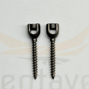 Tornillos pediculares monoaxiales de titanio de 5.5 mm para fijación espinal, autorroscantes - Product Image 1