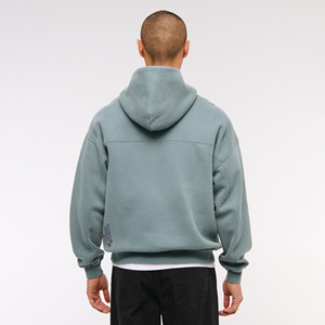 Sweat-shirts à capuche d'hiver personnalisés pour hommes, coupe oversize, en coton uni, 100 % coton, teinture unie, impression numérique, streetwear - Product Image 5