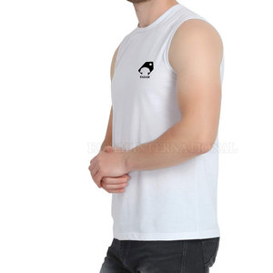 Concevez votre propre t-shirt de sport sans manches grande taille, t-shirts de sport sans manches de qualité supérieure - Product Image 4