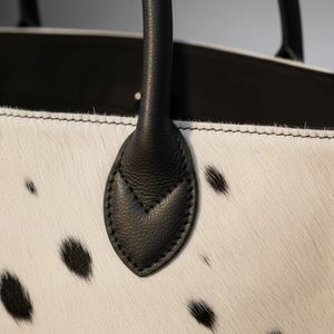 Bolso Tote de Cuero Vacuno de Primera Calidad, con Asa Suave, Doble Bolsillo Trasero, Estilo Artesanal, LTB-0410 - Product Image 3