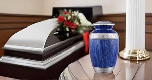 Exclusive Adult Aluminum Cremation <b>Keepsake</b> Urn Funeral Memorial <b>Ash</b> Storage Holder With Premium Decorative Texture - Product Image 6