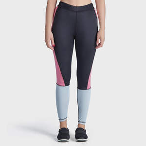 Leggings de sport pour femmes respirants et à séchage rapide, tie-dye, sans couture, en Spandex et Nylon, motif uni, OEM, vente en gros - Product Image 2