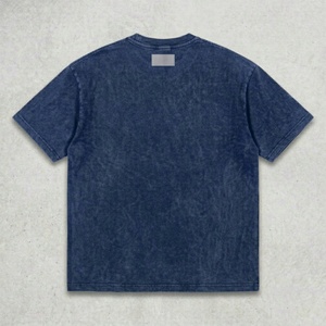 เสื้อยืดคอตตอนย้อมสีแบบแอซิดวอช 230 กรัม ทรงหลวมสไตล์วินเทจ เสื้อผ้าสตรีทแวร์ ยูนิเซ็กซ์ ผ้าคอตตอนแท้ - Product Image 1