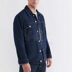 Chaqueta de Mezclilla para Hombre, Transpirable y Ecológica, 100% Algodón, para Invierno, con Logotipo Frontal, de Alta Calidad, la Más Vendida para Adultos - Product Image 3