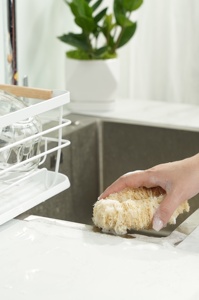 แหวนขัดรังบวบธรรมชาติแบบใช้ซ้ำได้ทำด้วยมือจากดินพร้อมส่ง - Product Image 5