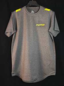 Camiseta Deportiva de Manga Corta para Hombre PUFFIN SPORTS, Corte Regular, Cuello Redondo, Tejido de Punto, Secado Rápido, Logotipo Deportivo con Impresión de Silicona - Product Image 1