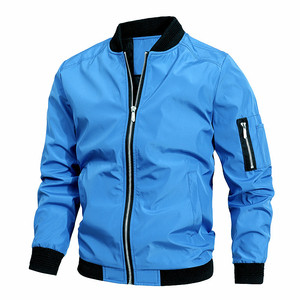 Best Quality <b>Men's</b> Windproof Solid Color Outdoor <b>Jacket</b> Bomberjacke Comfortable <b>Men</b> Bomber <b>Jacket</b> - Product Image 2