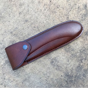 Funda de cuero resistente para cuchillo, hecha a mano con cuero vacuno auténtico, para camping, senderismo y trabajo al aire libre, funda de cuero clásica para cuchillo. - Product Image 6