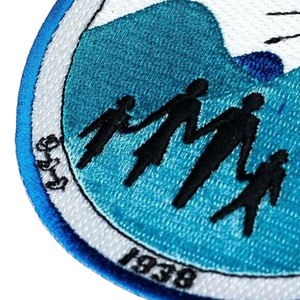 Patch brodé bleu de 4 pouces, à coudre ou à repasser, pour chapeaux, sacs à dos, uniformes, vêtements, emblème décoratif - Product Image 6