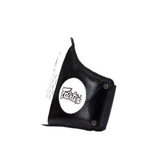 Protection de ventre Fairtex pour la boxe, rouge et noir, en cuir, équipement de protection pour l'entraînement, protection de poitrine pour la boxe professionnelle - Product Image 4