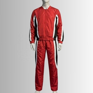 Conjunto Deportivo de Dos Piezas para Hombre, Invierno, Ecológico, Resistente al Viento, Nylon Grueso, Casual, Tallas Grandes, Cierre con Cordón, Personalizable - Product Image 1