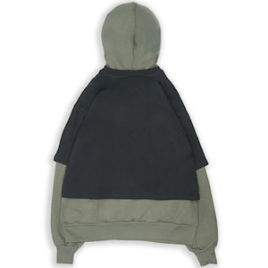 Custom Screen Printing Oversized Heavyweight 100% Cotton Double Layer Fleece Pullover <b>Hoodie</b> Men's Winter - Product Image 3