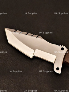 Carbon Steel Handmade Fixed Blade Tracker Style Hunting <b>Knife</b> Industrial Grade Outdoor Camping <b>Knife</b> with Rosewood <b>Handle</b> OEM - Product Image 3