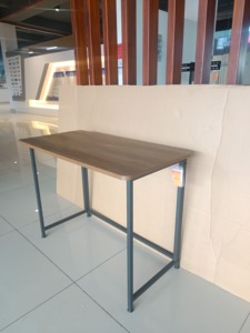 Lumetal Vietnam Modern <b>Foldable</b> Table Metal+ PB Office <b>Desk</b> Space Saving Office Building ODM Simple Wood Top Metal Frame - Product Image 5