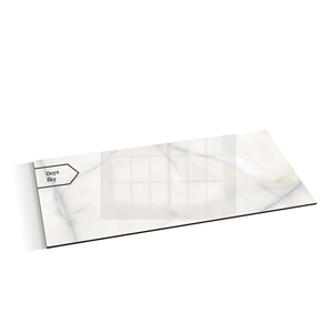 Baldosa de Porcelana de Gran Formato, Color Blanco, para Piso, Tamaño Grande 800x1800mm, Diseño de Mármol Calacatta, Aspecto Interior, Baldosa Más Grande - Product Image 1