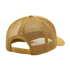 Gorras Trucker de Golf de Marca Privada, 6 Paneles, Malla Premium, Cierre a Presión, OEM ODM, Logotipo Personalizado, MOQ Bajo, Color Dorado, Indonesia - Product Image 3