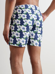 Shorts de bain unis pour hommes, séchage rapide, taille à cordon, légers, pour la plage, vente en gros - Product Image 2