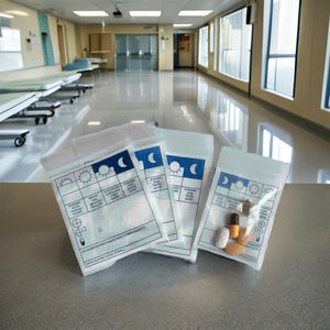 Custom Printed LDPE <b>Medical</b> Zipper <b>Bag</b> for Pharmacy Medicine Dispensing and Professional Hospital Clinic Packaging - Product Image 1