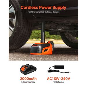 Martinetto Elettrico a Forbice da 5 Tonnellate, Capacità di Carico 11000 Libbre, Voltaggio 12V Regolabile per Sostituzione Pneumatici - Product Image 2