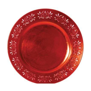 Assiette de présentation en acier inoxydable poli miroir, sous-assiette métallique pour la décoration de mariage et les services de table formels - Product Image 3