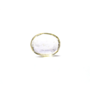 Loose 6.74 Carat Oval Cut Yellow Sapphire Gemstone for Fine Jewelry - Product Image 2