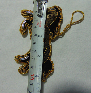 Decoraciones de Lujo para Navidad, Adornos Colgantes Decorativos, Decoraciones de Lujo para Árboles de Navidad, Caballo Corriendo Bordado a Mano - Product Image 2