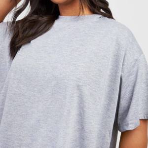 T-shirts en coton et bambou pour femmes, style vintage décontracté, grande taille, qualité supérieure, vente en gros - Product Image 6