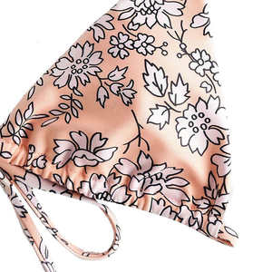 Best Selling Wholesale Women's <b>Bikini</b> Set New Arrival <b>3</b> <b>Piece</b> Plaid Print Spandex Nylon Front Quick Dry Lightweight Breathable - Product Image 6